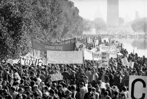 Vietnam-mielenosooitus Washingtonissa 1967.