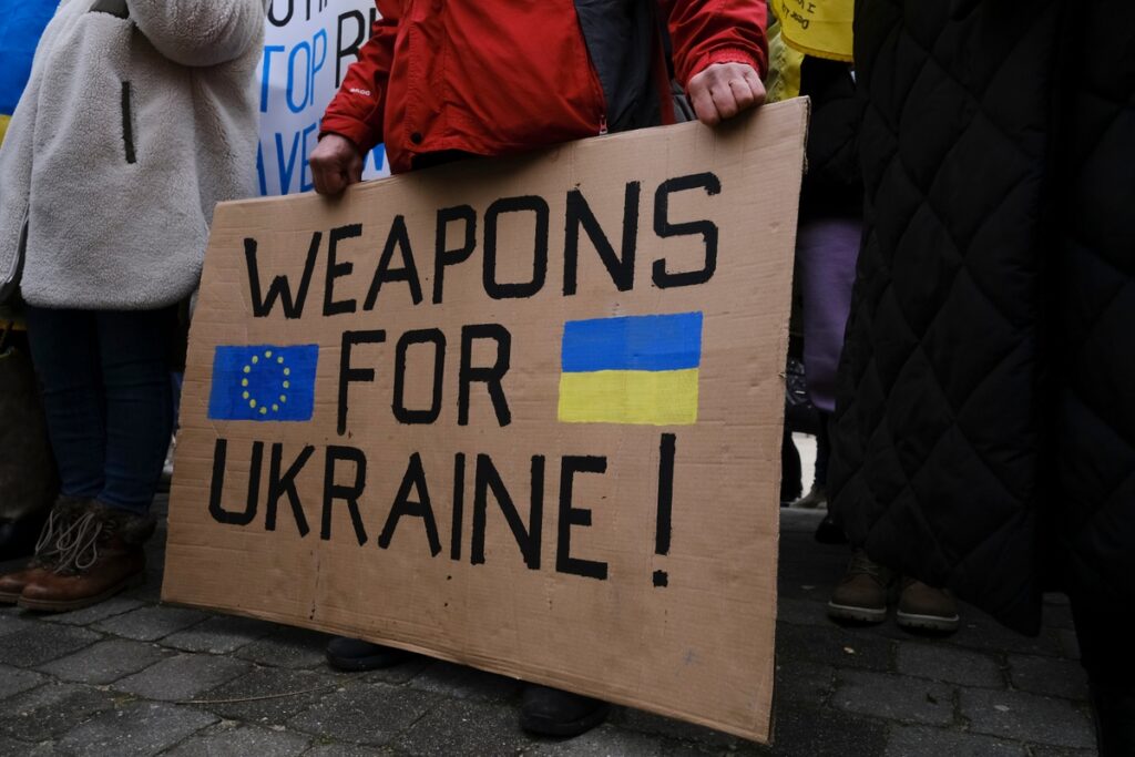 Protest for Ukraine.