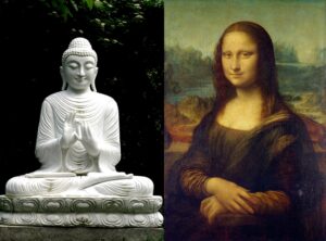 Buddha ja Mona Lisa.