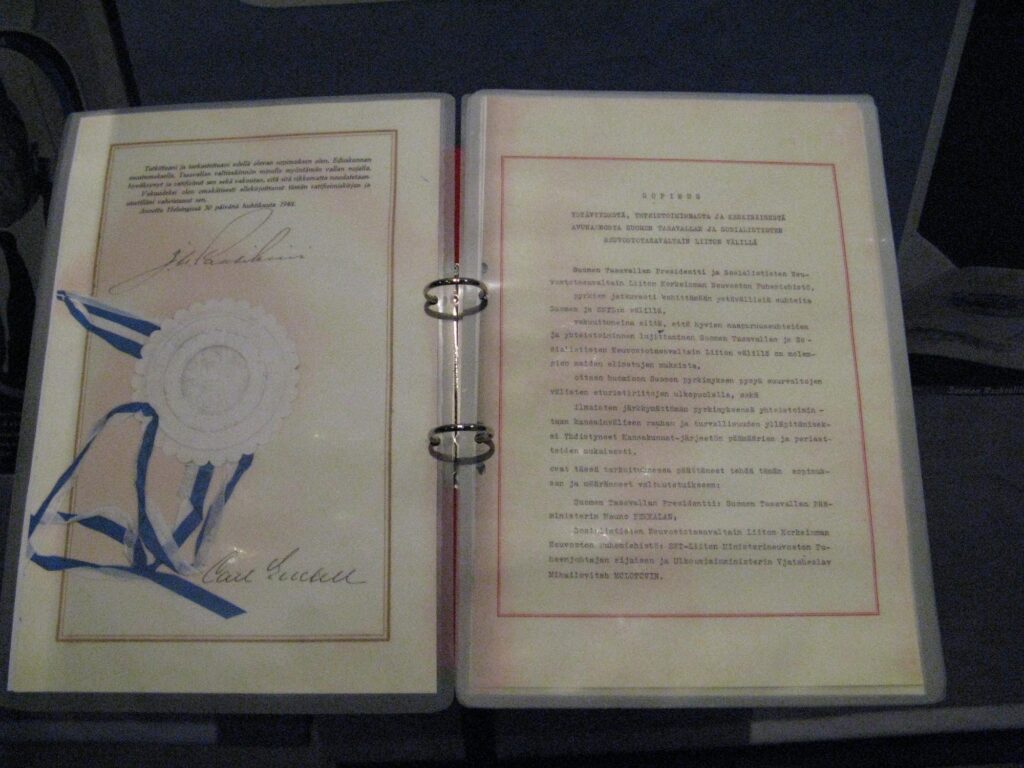 YYA-sopimus vuodelta 1948.